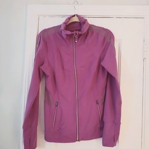 BNWOT SzM tangerine zip up long sleeve top